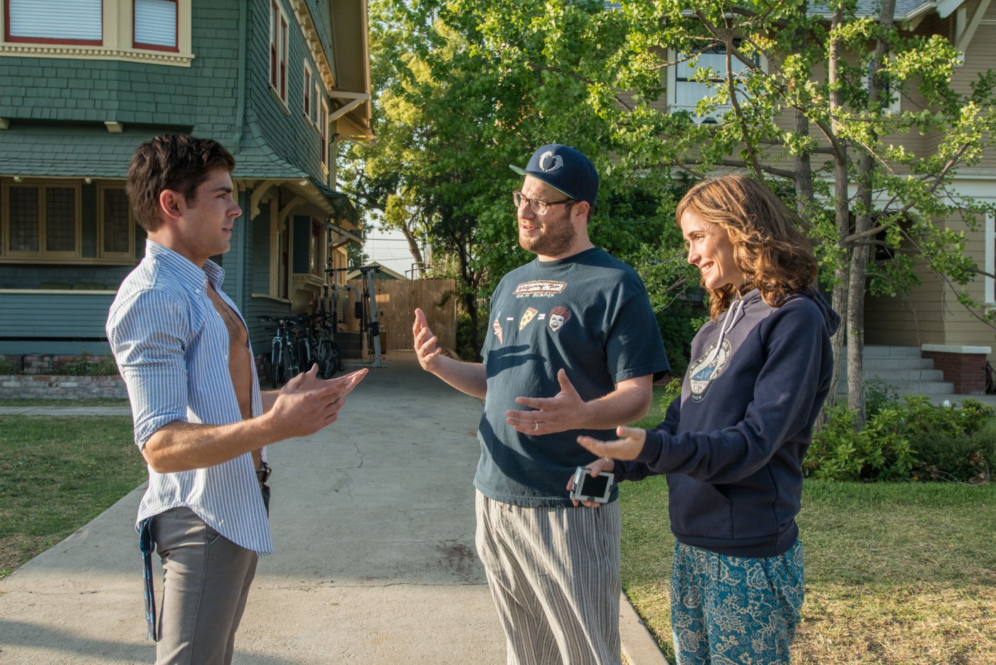 Zac Efron, Seth Rogen and Rose Byrne in Universal Pictures' Neighbors (2014)