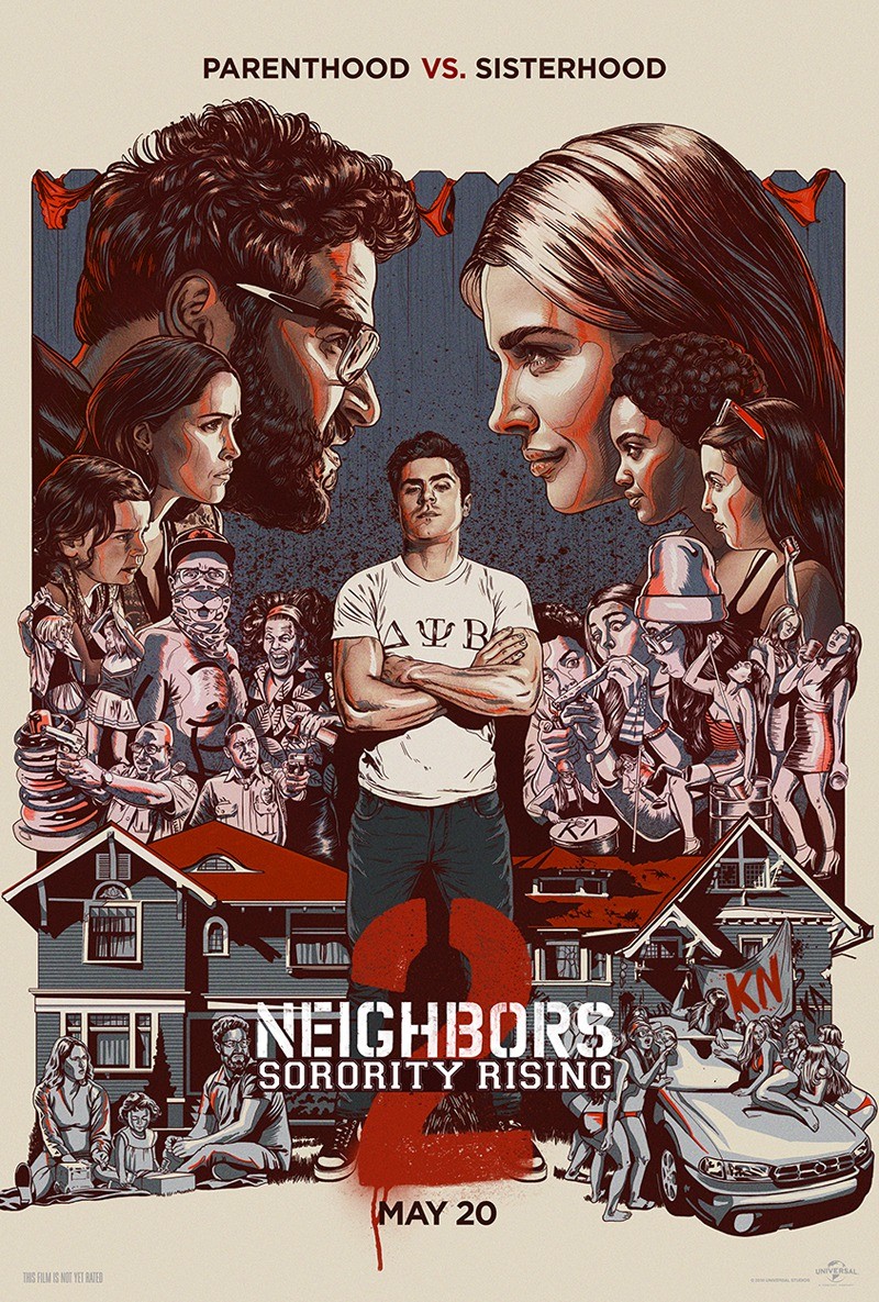 Poster of Universal Pictures' Neighbors 2: Sorority Rising (2016)