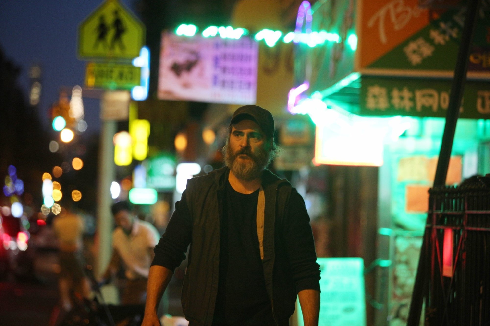 Joaquin Phoenix stars as Joe in Amazon Studios' You Were Never Really Here (2018)