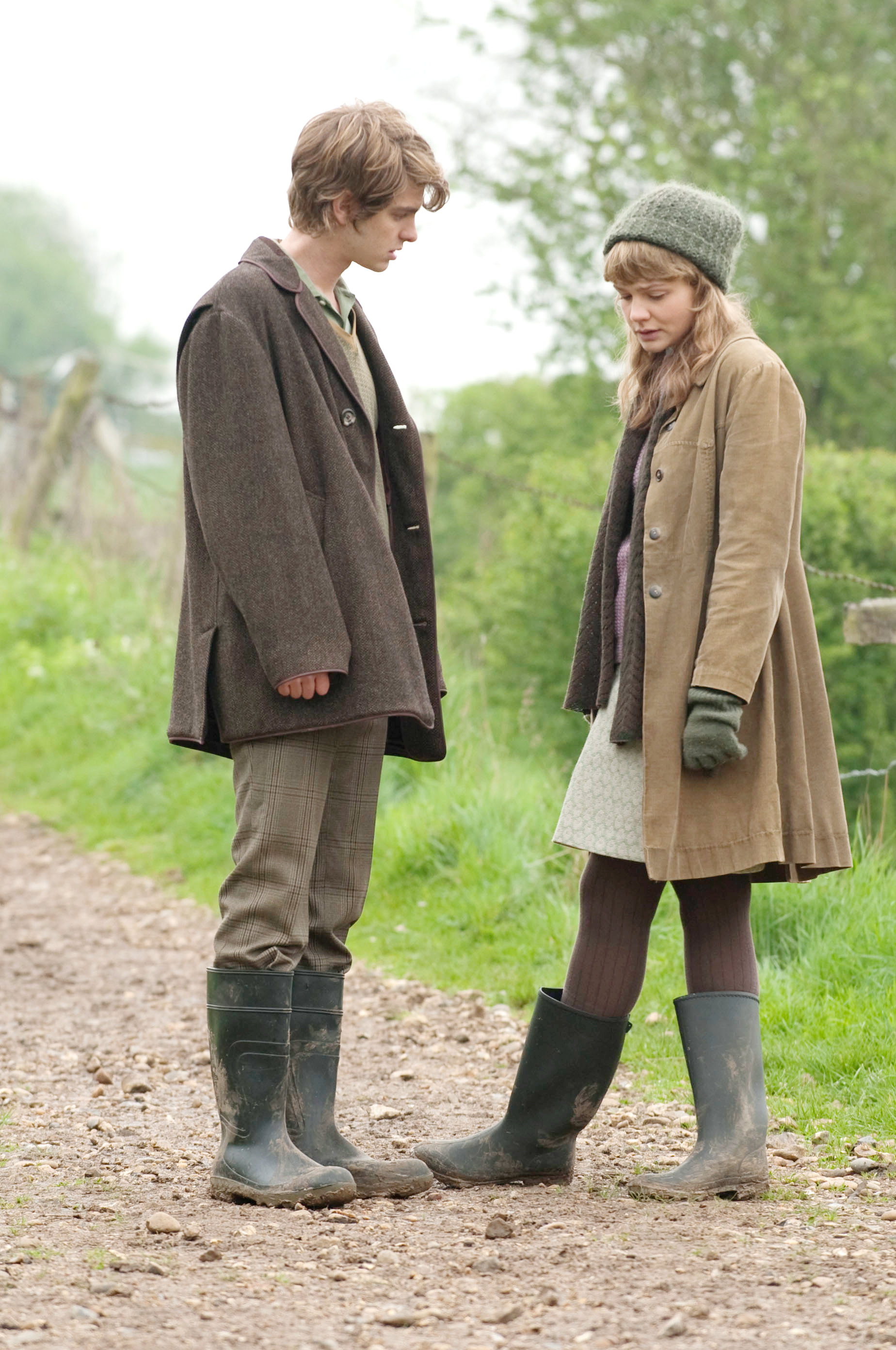 Andrew Garfield stars as Tommy and Carey Mulligan stars as Kathy in Fox Searchlight Pictures' Never Let Me Go (2010)