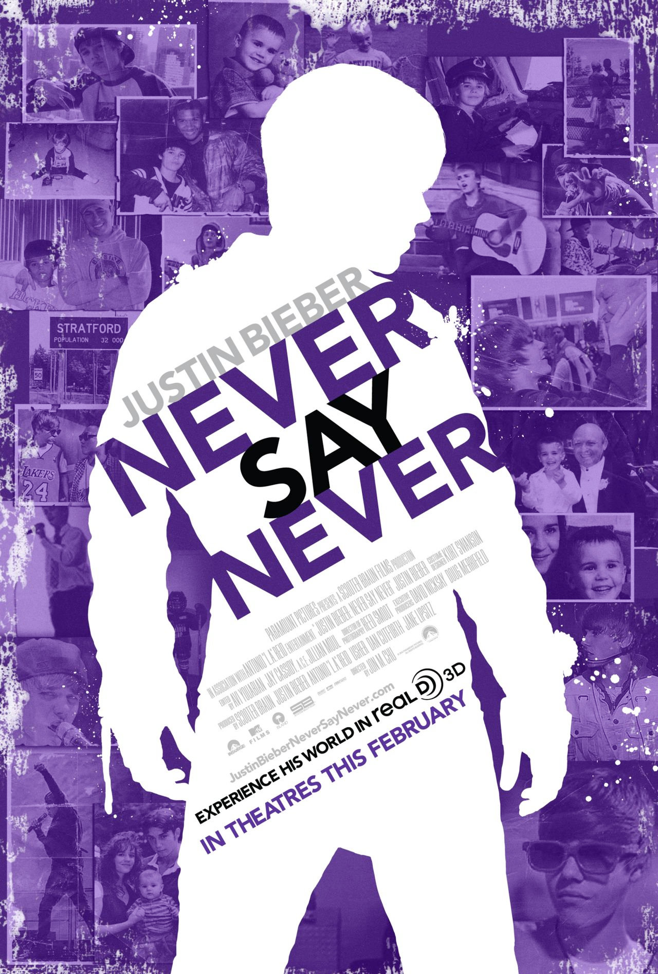 Poster of Paramount Pictures' Justin Bieber: Never Say Never (2011)