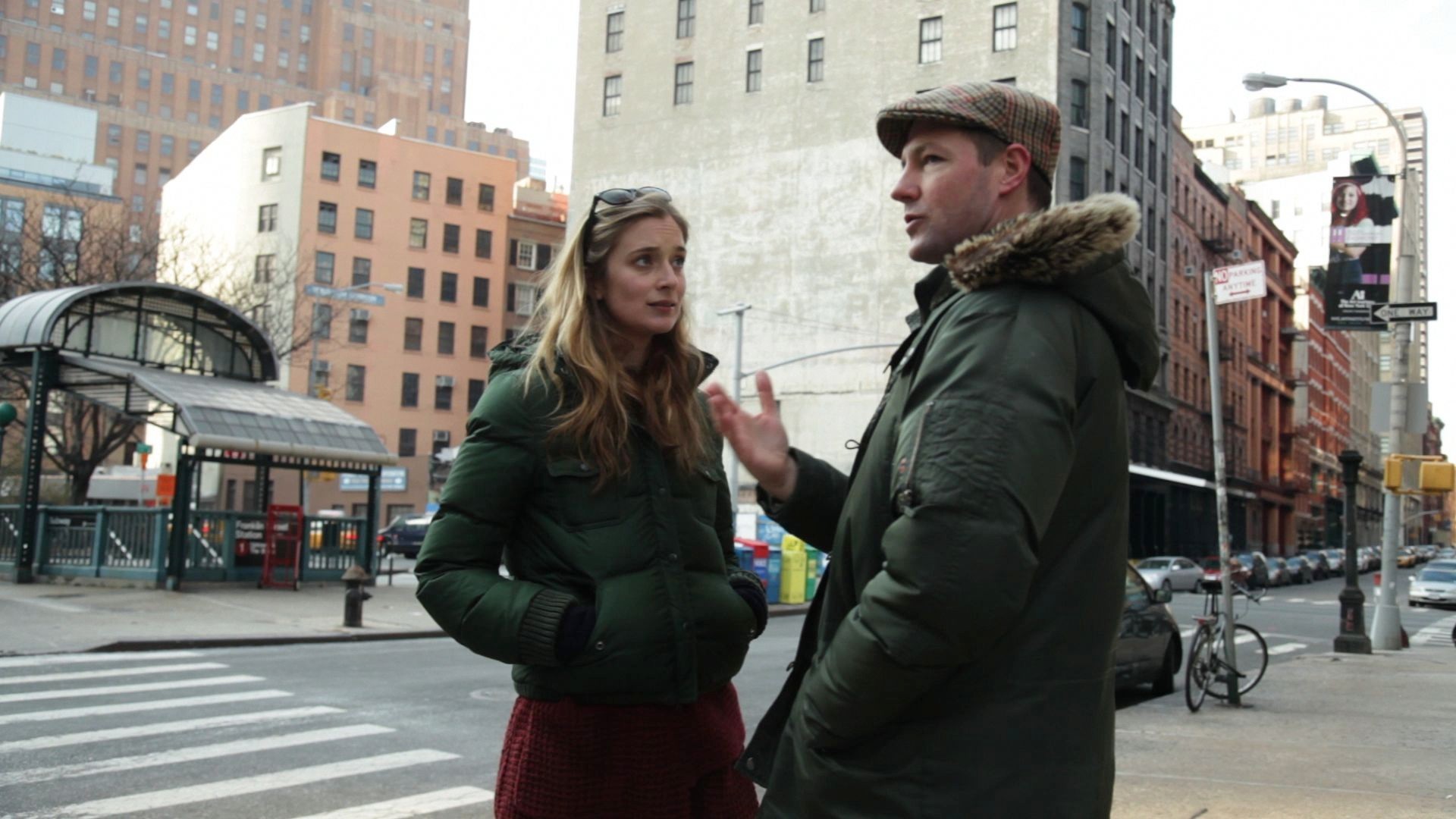 Caitlin Fitzgerald stars as Katie and Edward Burns stars as Buzzy in Tribeca Film's Newlyweds (2012). Photo credit by William Rexer.