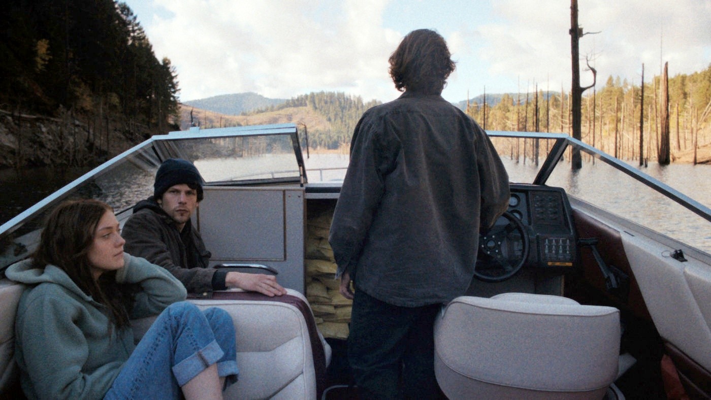 Dakota Fanning stars as Dena Brauer and Jesse Eisenberg stars as Josh Stamos in Cinedigm's Night Moves (2014)