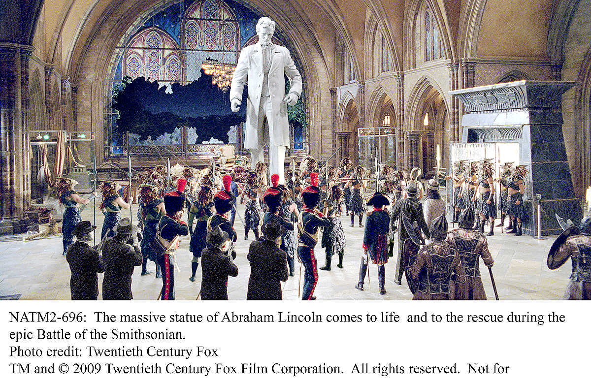 A scene from 20th Century Fox's Night at the Museum 2: Battle of the Smithsonian (2009)