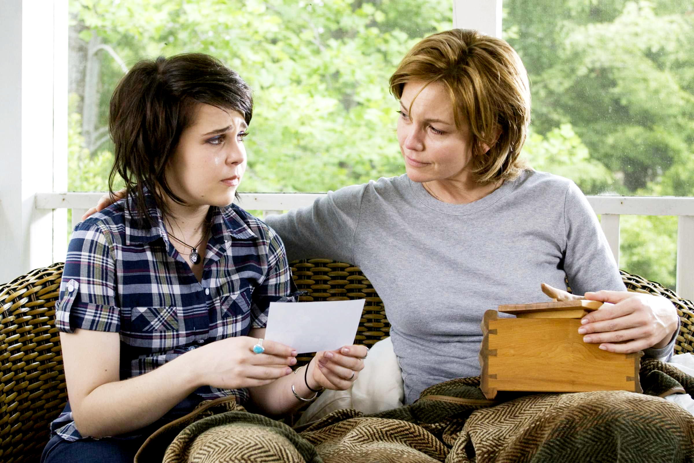 Mae Whitman stars as Amanda Willis and Diane Lane stars as Adrienne Willis in Warner Bros. Pictures' Nights in Rodanthe (2008). Photo credit by Michael Tackett.