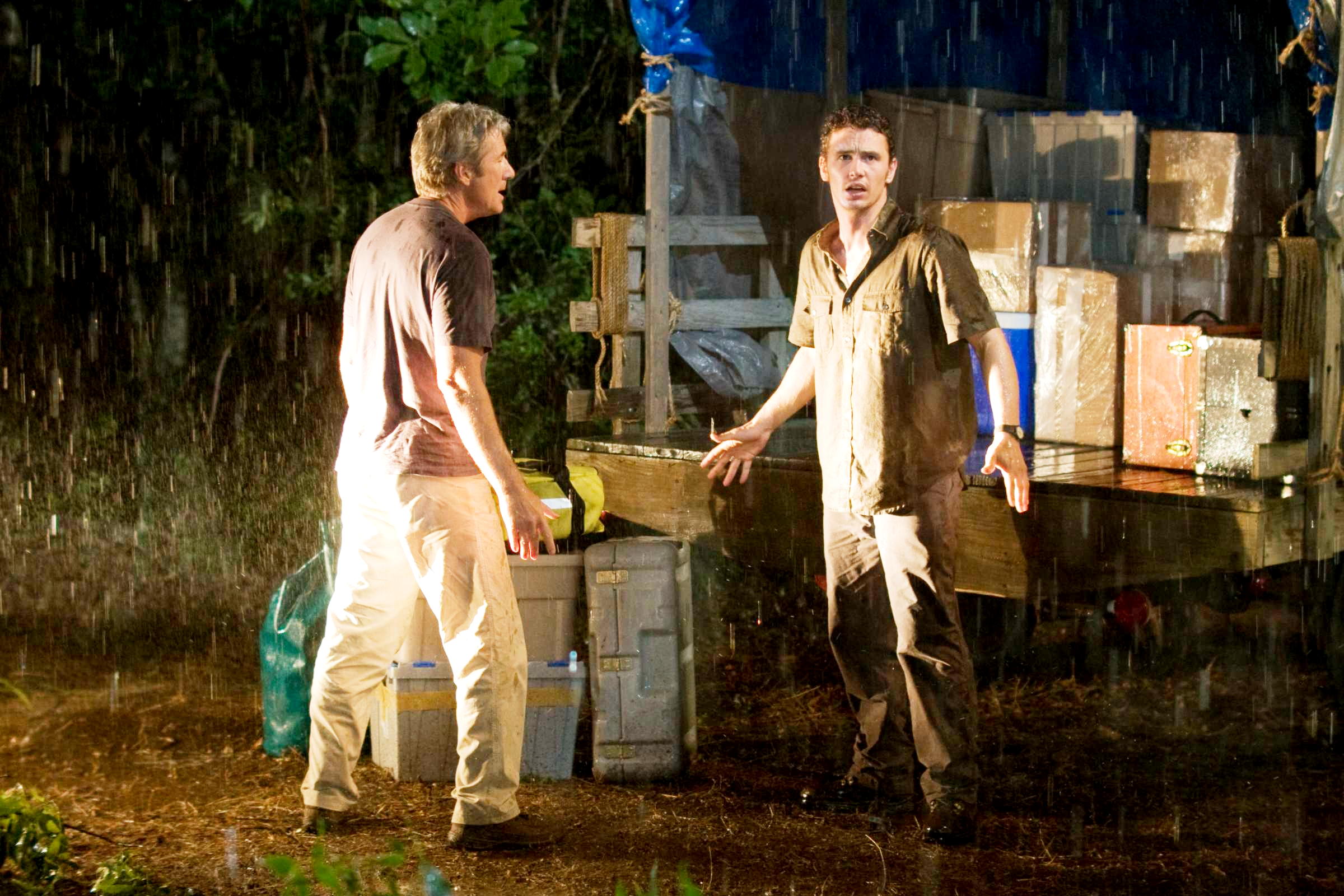Richard Gere stars as Dr. Paul Flanner and James Franco stars as Mark Flanner in Warner Bros. Pictures' Nights in Rodanthe (2008). Photo credit by Michael Tackett.