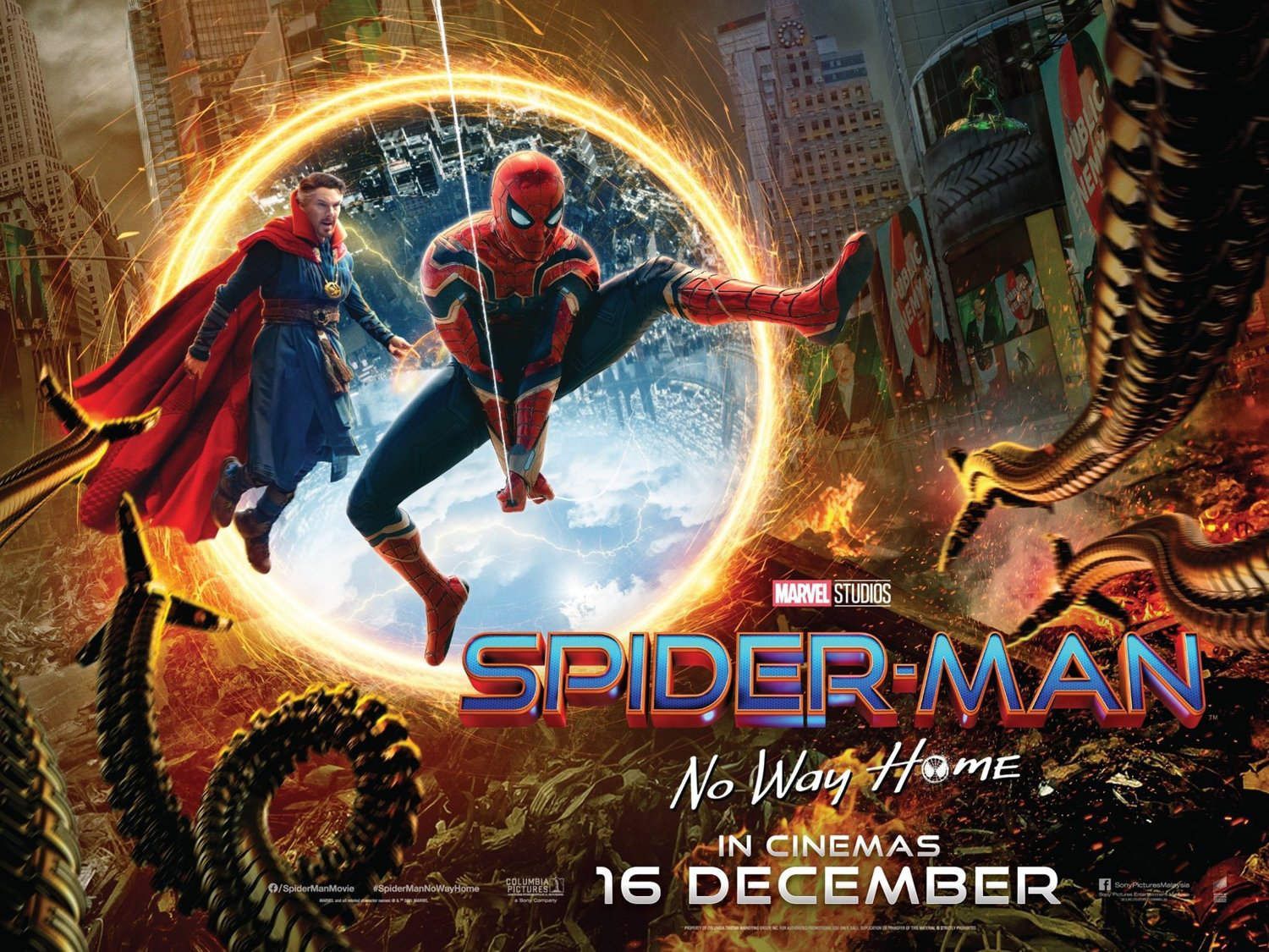 Poster of Spider-Man: No Way Home (2021)