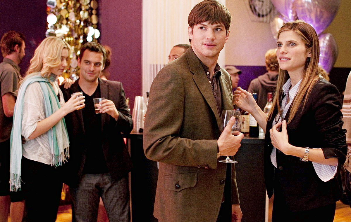 Ashton Kutcher stars as Adam Franklin and Greta Gerwig stars as Patrice in Paramount Pictures' No Strings Attached (2011)