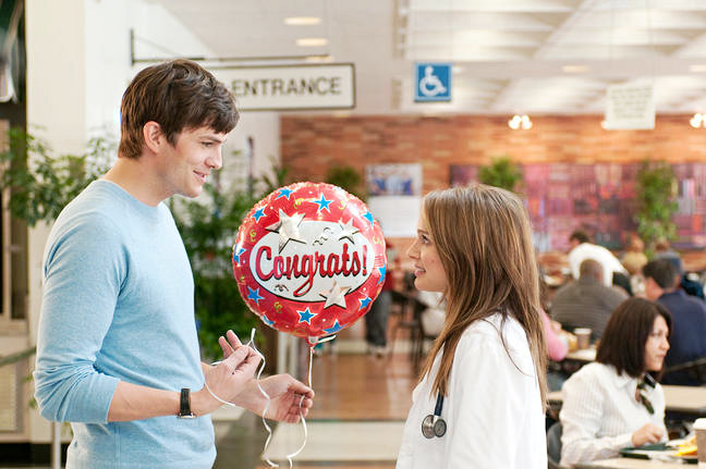 Ashton Kutcher stars as Adam Franklin and Natalie Portman stars as Emma Kurtzman in Paramount Pictures' No Strings Attached (2011)