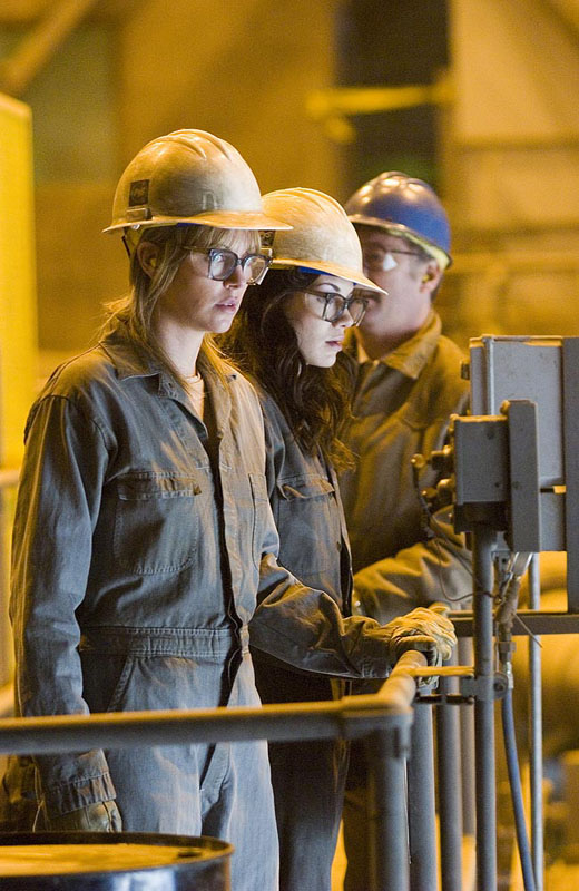 Charlize Theron and Michelle Monaghan in North Country (2005)