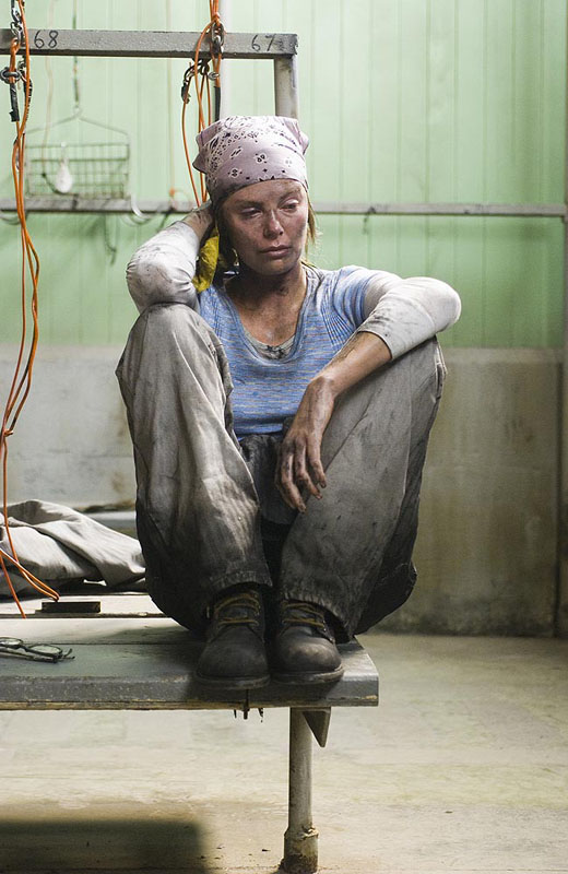 Charlize Theron as Josey Aimes, a female miner.