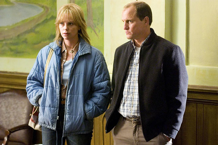 Charlize Theron and Woody Harrelson in North Country (2005)