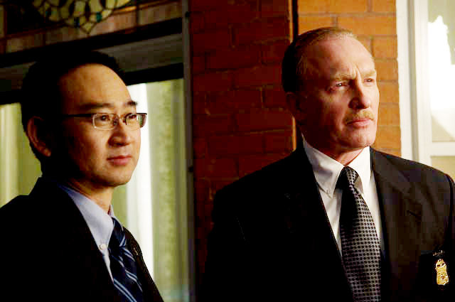 Gedde Watanabe stars as Agent Nakamura and Mark Rolston stars as Agent Wilson in Anchor Bay Entertainment's Not Forgotten (2009)