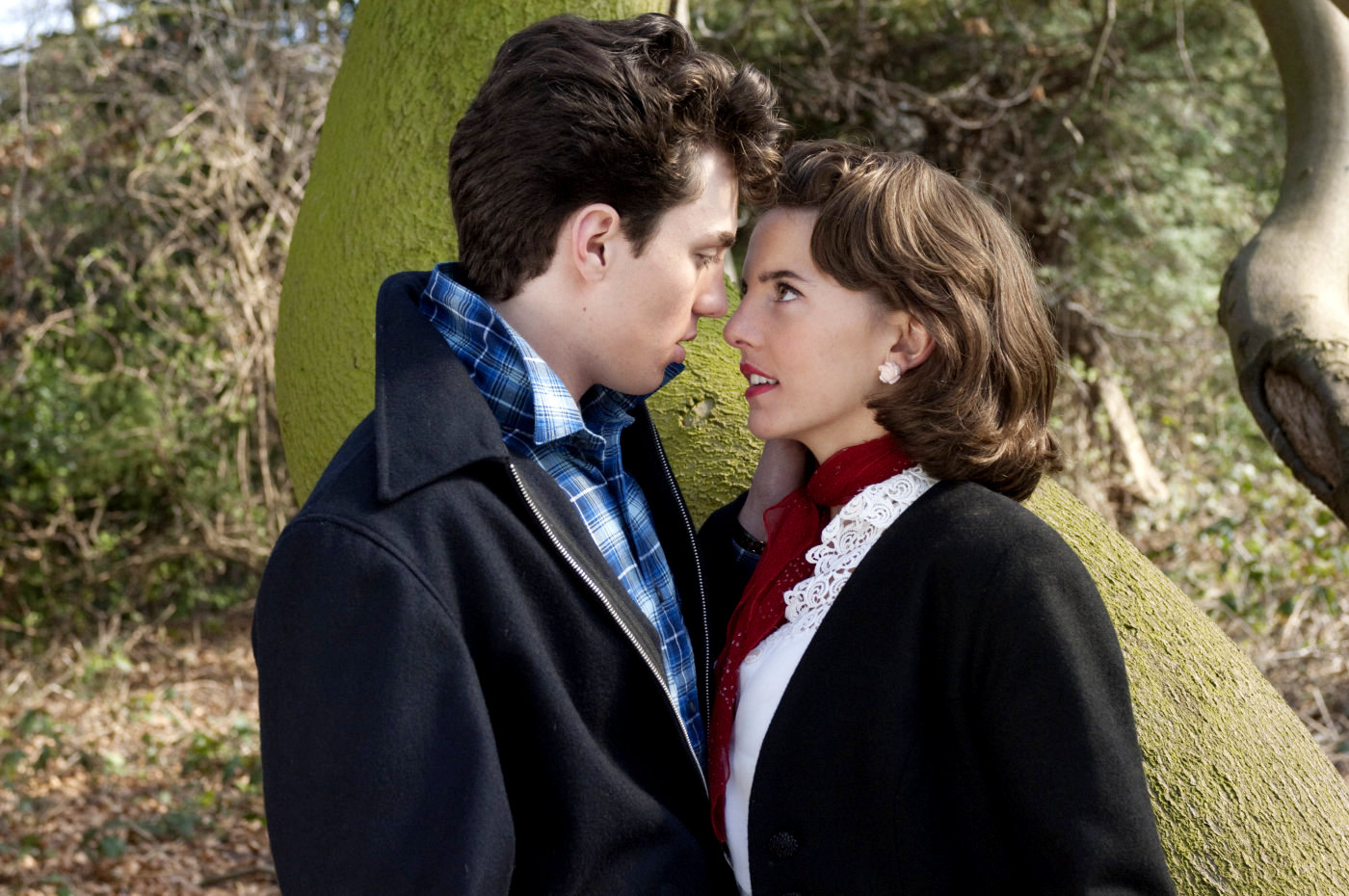 Aaron Johnson stars as John Lennon and Anne-Marie Duff stars as Julia Lennon in The Weinstein Company's Nowhere Boy (2010)