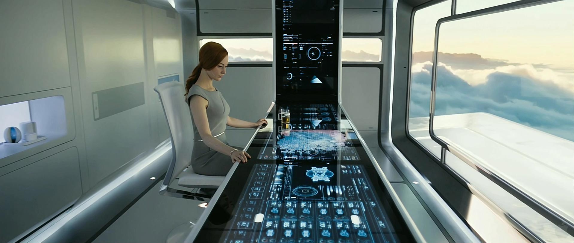 Andrea Riseborough stars as Victoria in Universal Pictures' Oblivion (2013)