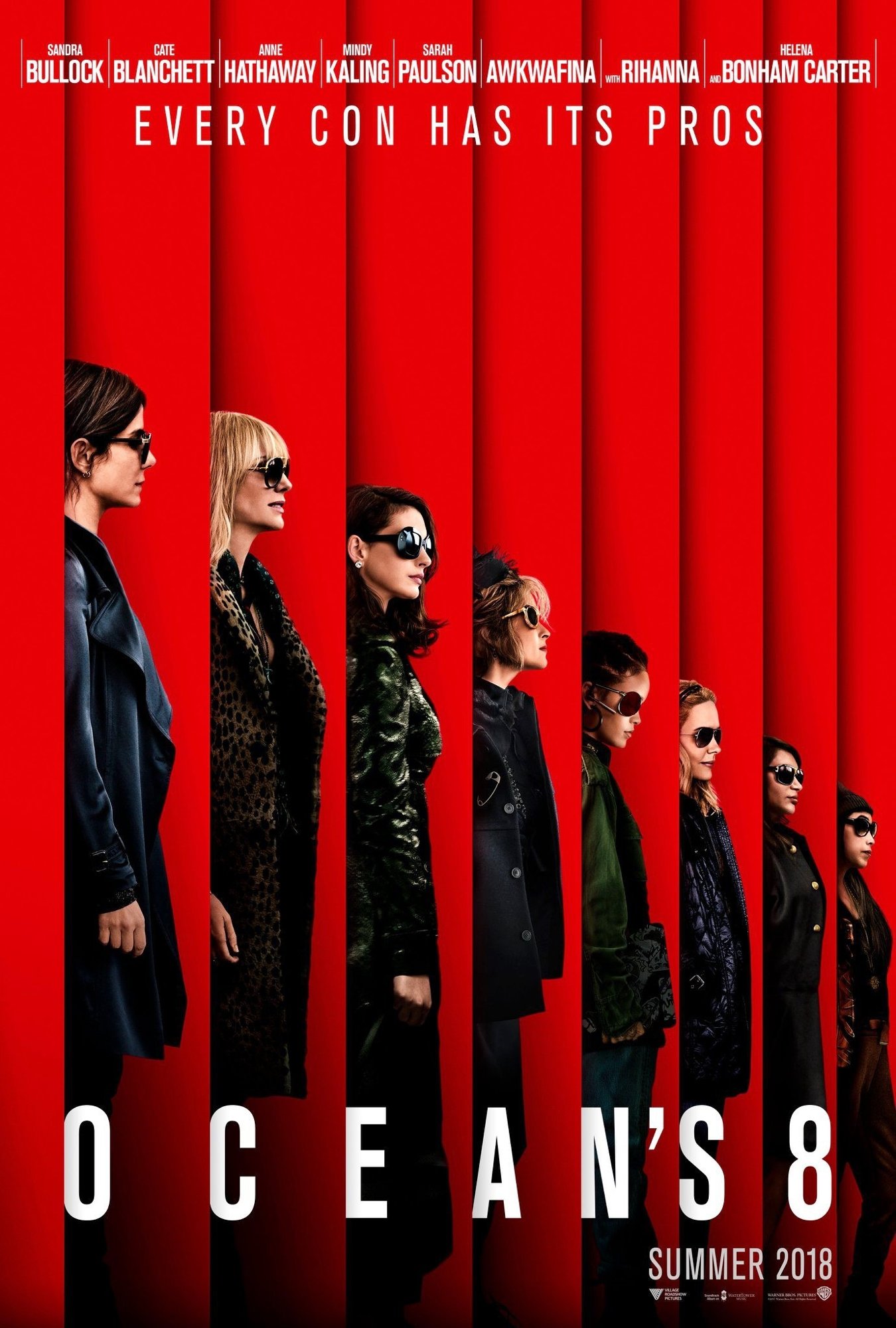 Poster of Warner Bros. Pictures' Ocean's 8 (2018)