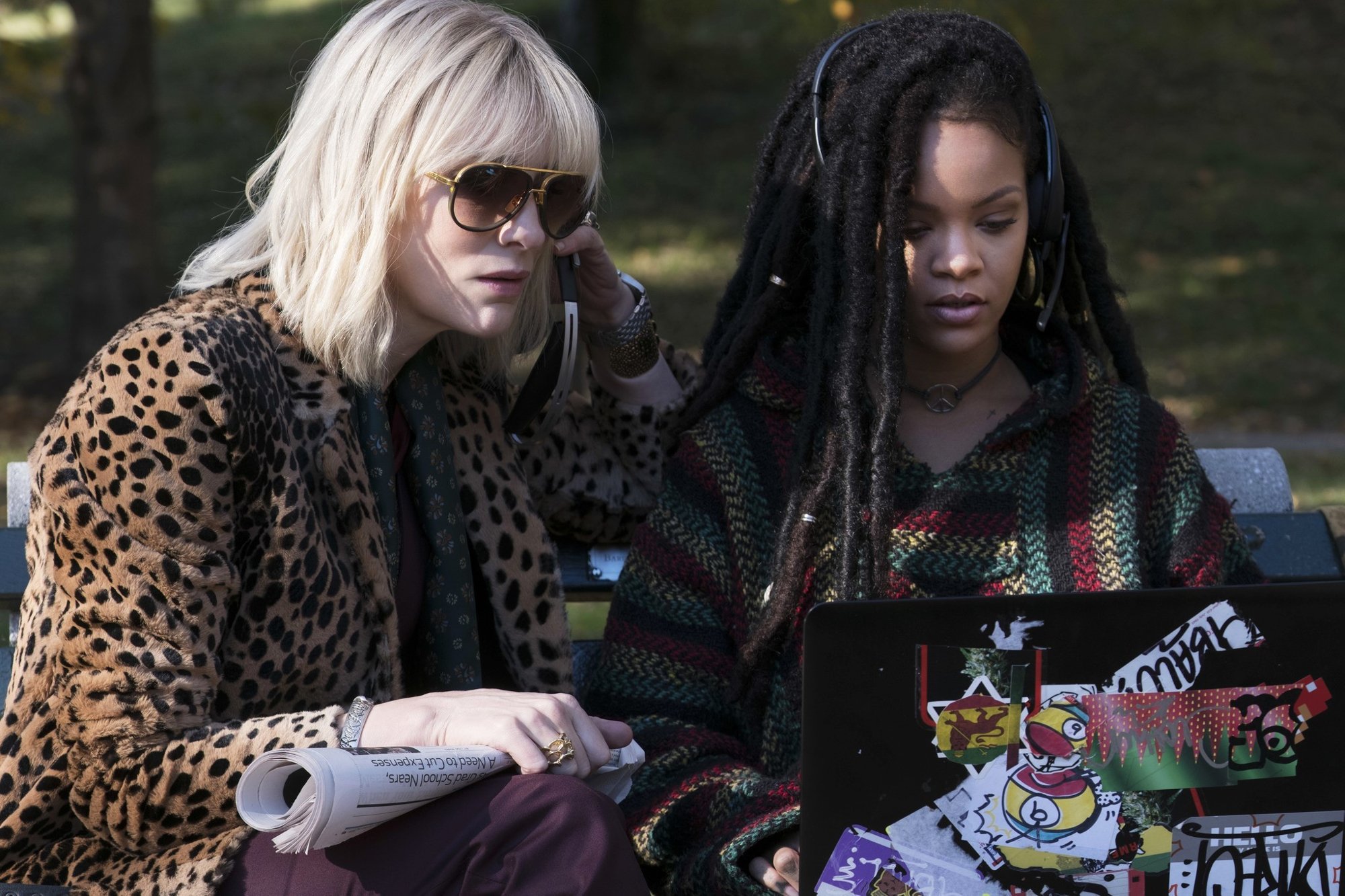 Cate Blanchett stars as Lou and Rihanna stars as Nine Ball in Warner Bros. Pictures' Ocean's 8 (2018)