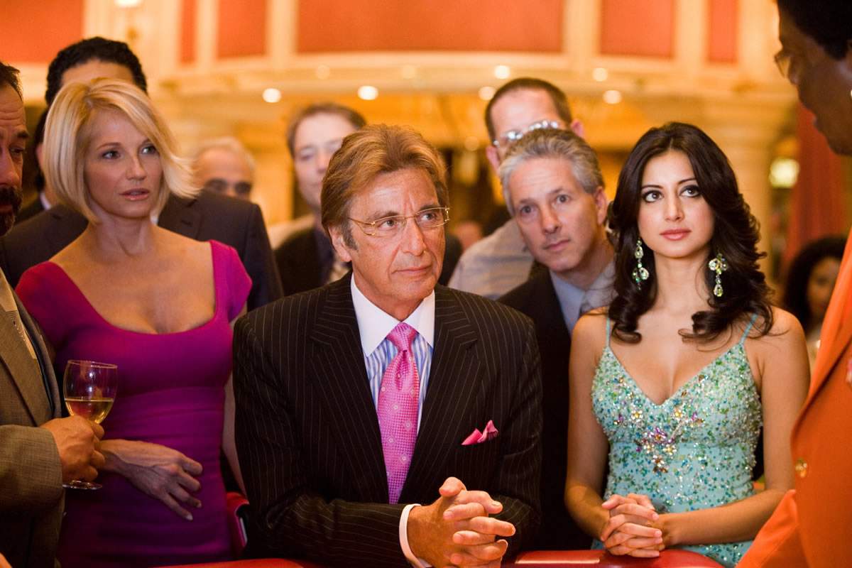 Ellen Barkin, Al Pacino and Noureen DeWulf in Warner Bros' Ocean's Thirteen (2007)