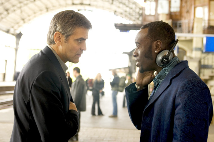 George Clooney and Don Cheadle in Warner Bros.' Ocean's Twelve (2004)
