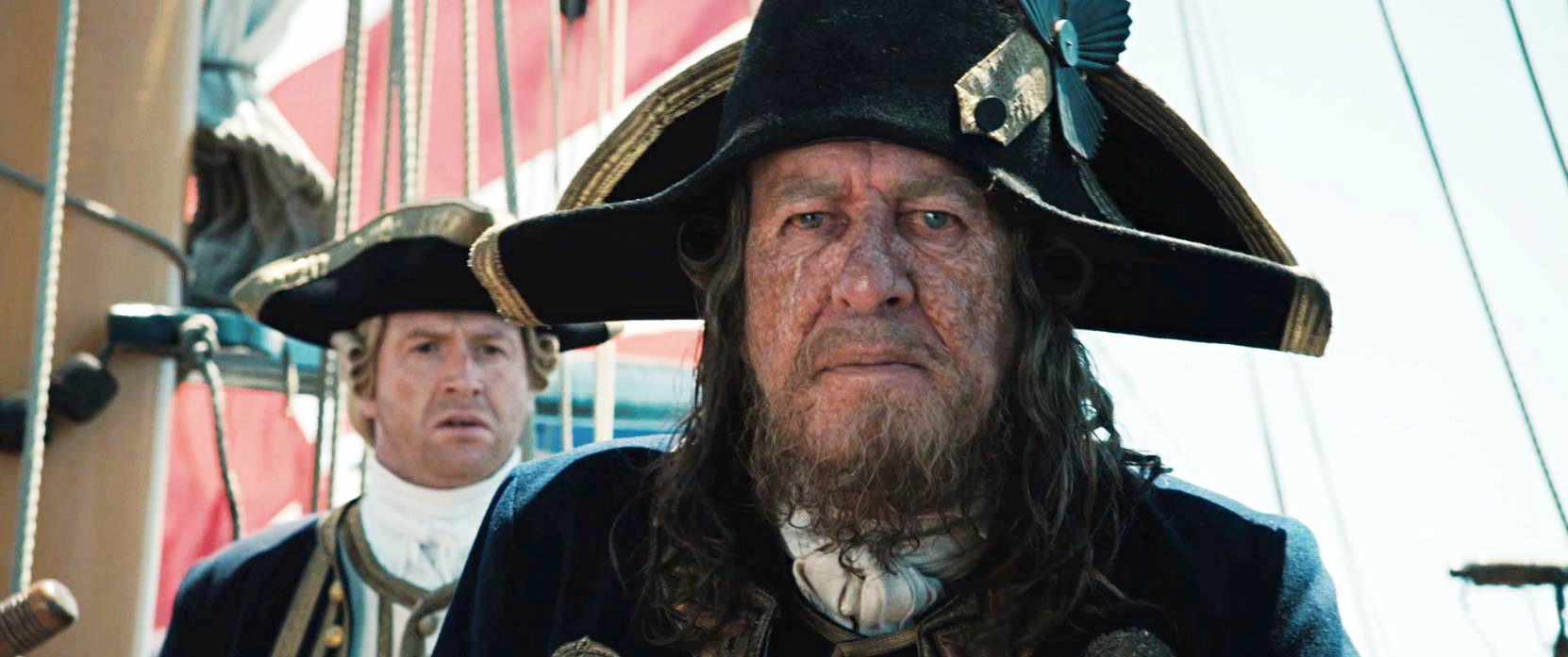 Geoffrey Rush stars as Barbossa in Walt Disney Pictures' Pirates of the Caribbean: On Stranger Tides (2011)
