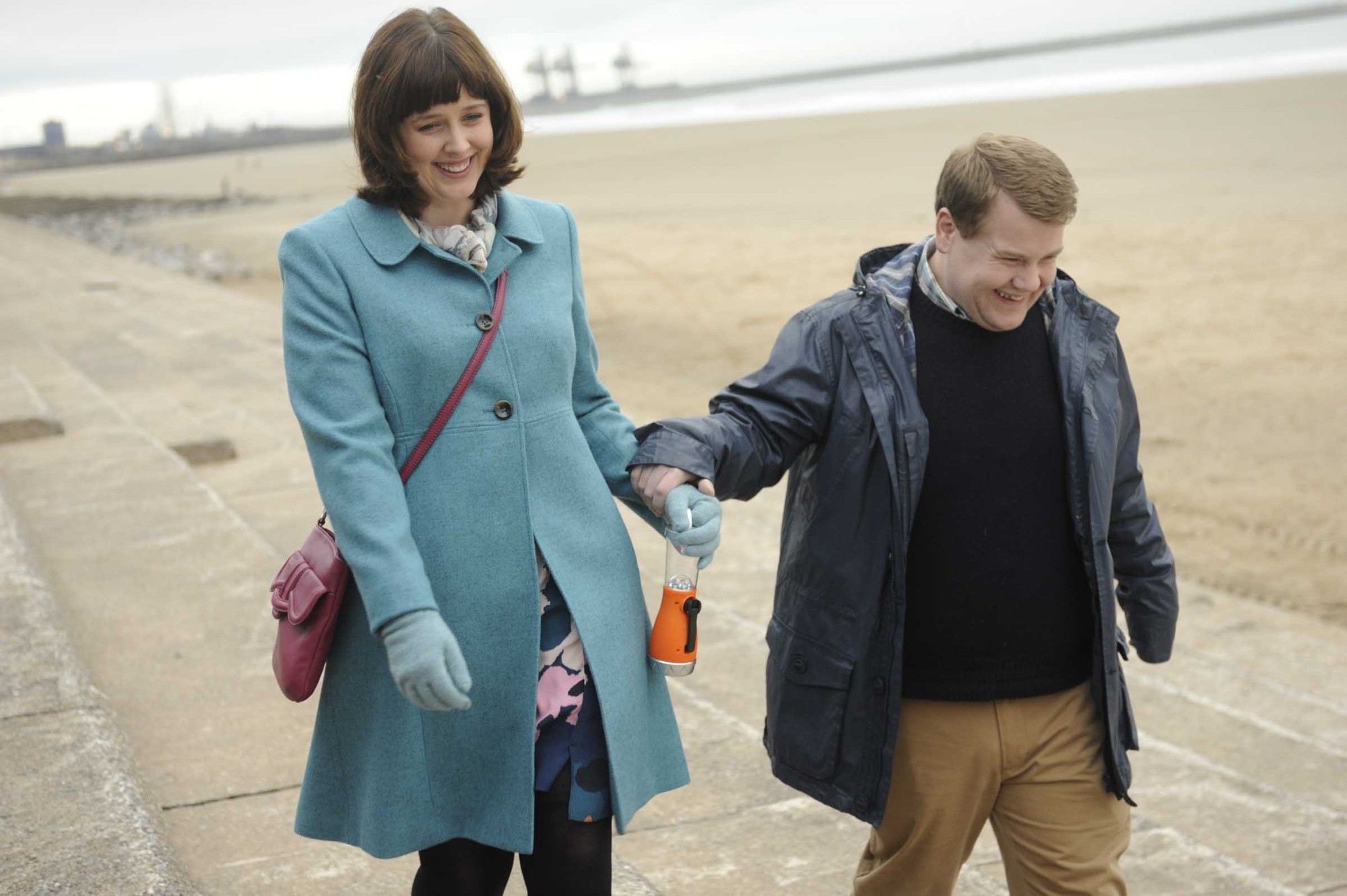 Alexandra Roach stars as Julz and James Corden stars as Paul in The Weinstein Company's One Chance (2014)