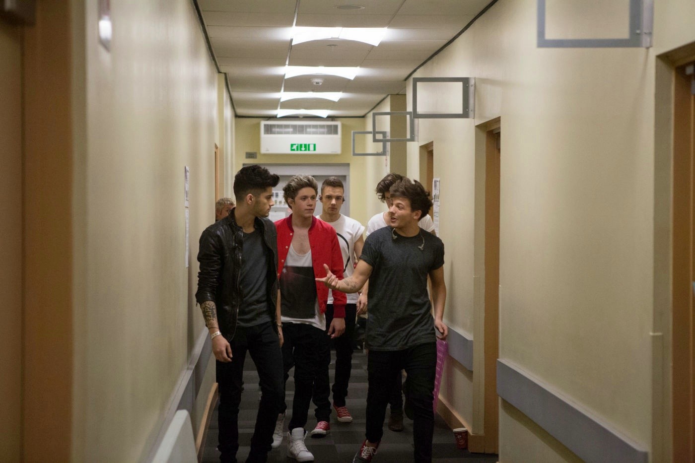 Zayn Malik, Niall Horan, Liam Payne and Louis Tomlinson in TriStar Pictures' One Direction: This Is Us (2013)