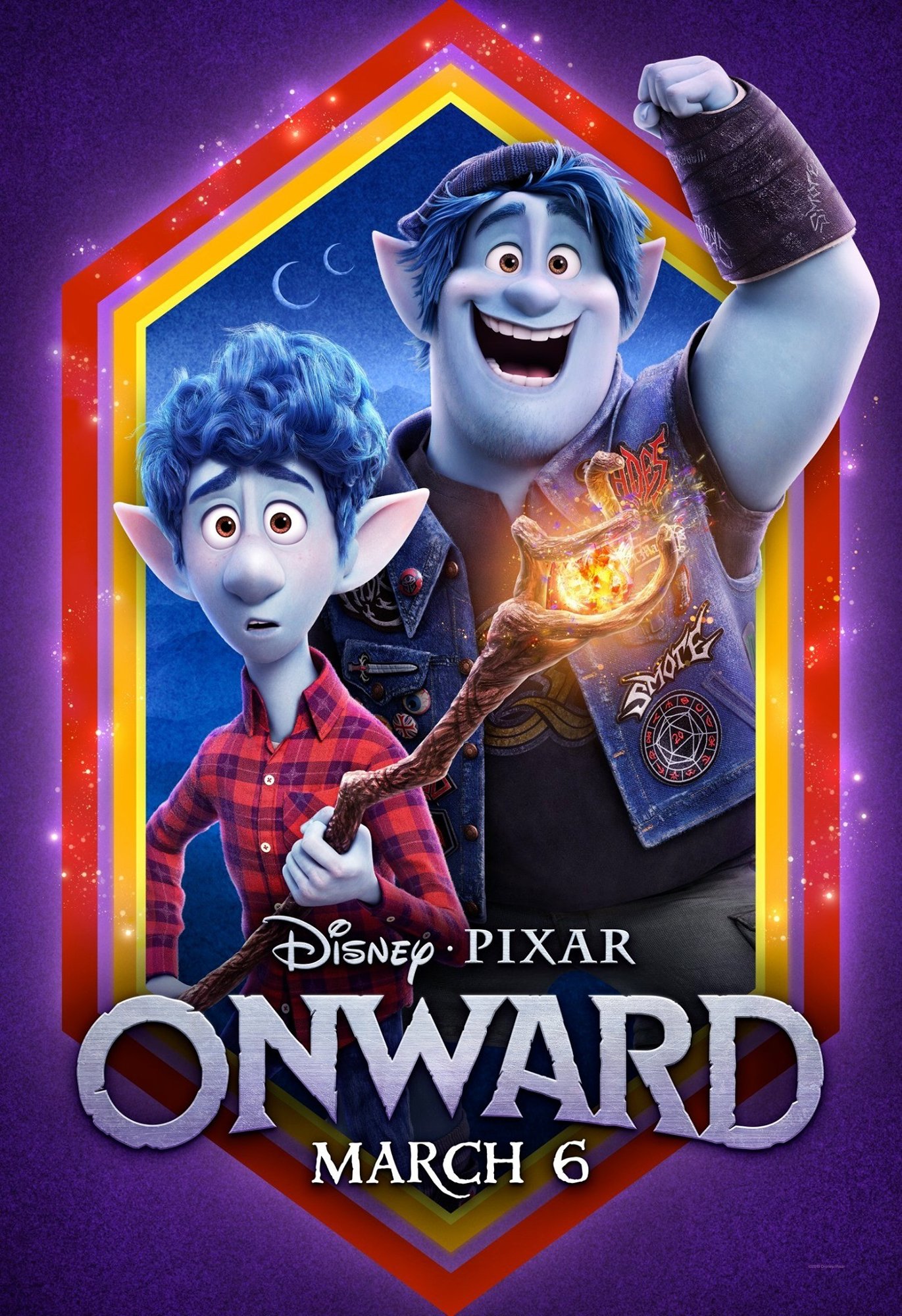 Poster of Walt Disney Pictures' Onward (2020)