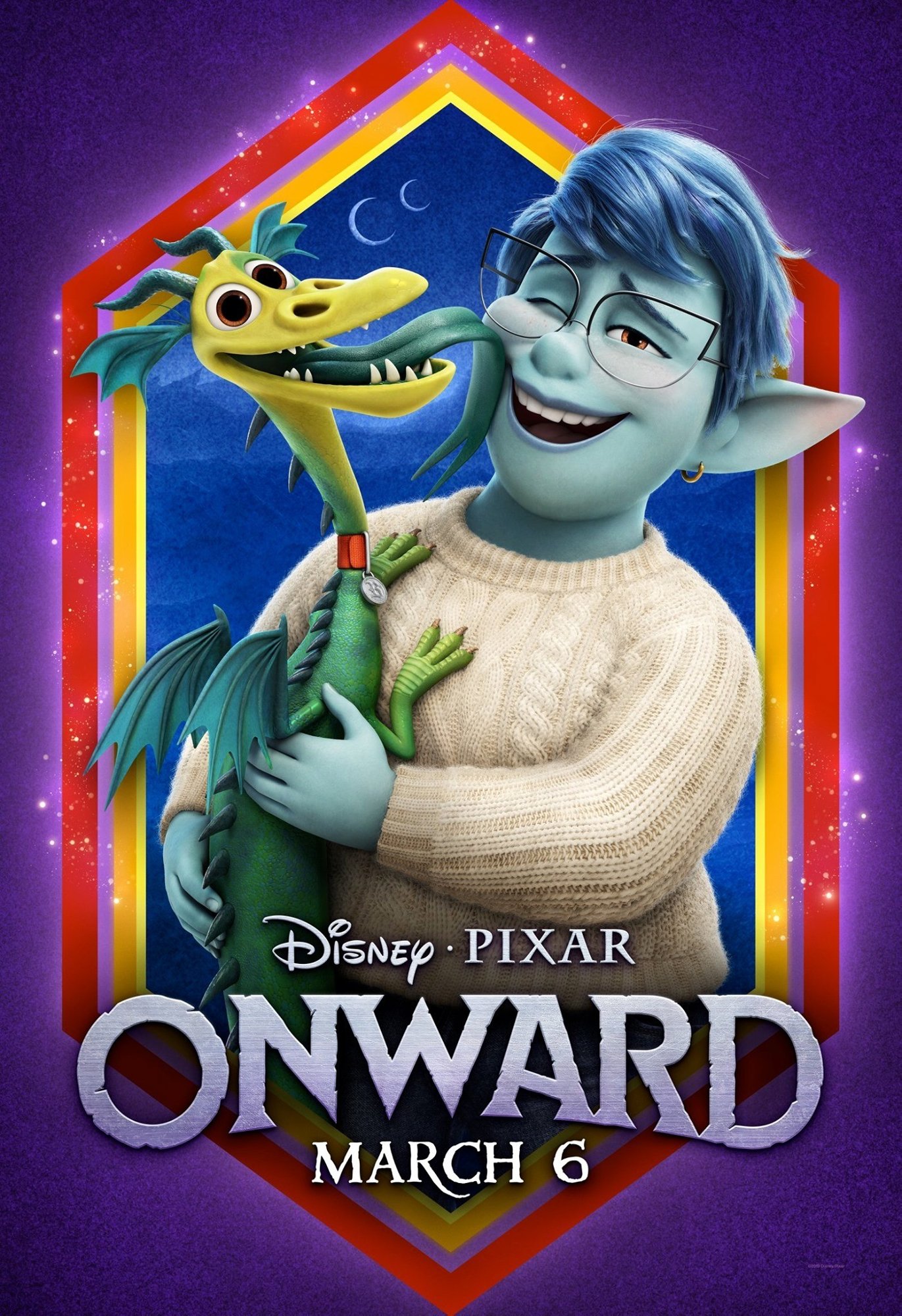 Poster of Walt Disney Pictures' Onward (2020)