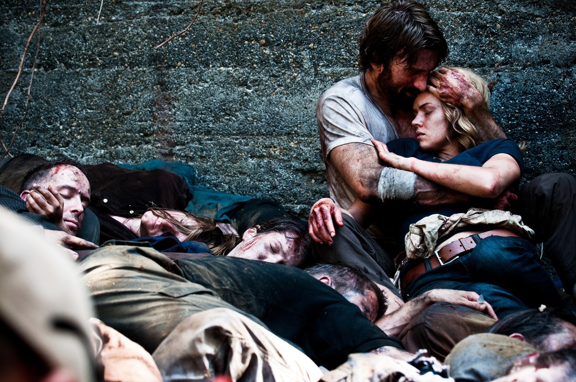 Sharlto Copley stars as John and Erin Richards stars as Sharon in Tribeca Film's Open Grave (2014)