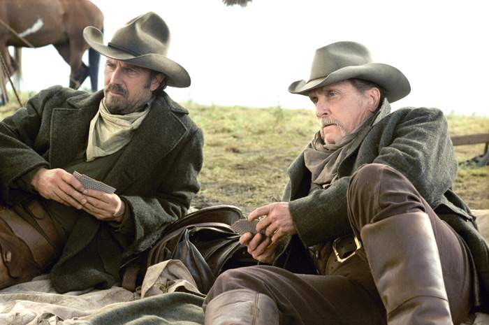 Kevin Costner and Robert Duvall in Buena Vista Pictures' Open Range (2003)