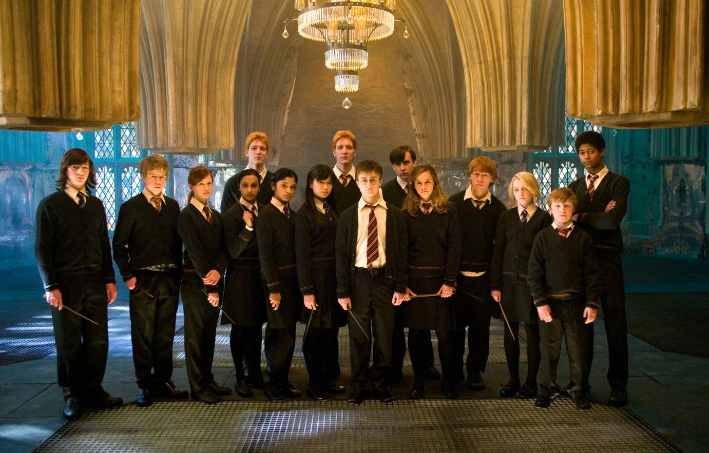 Daniel Radcliffe, Rupert Grint and Emma Watson in Warner Bros' Harry Potter and the Order of the Phoenix (2007)