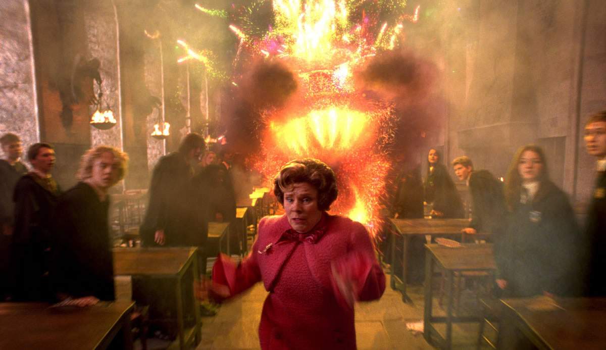 Imelda Staunton as Dolores Umbridge in Warner Bros' Harry Potter and the Order of the Phoenix (2007)