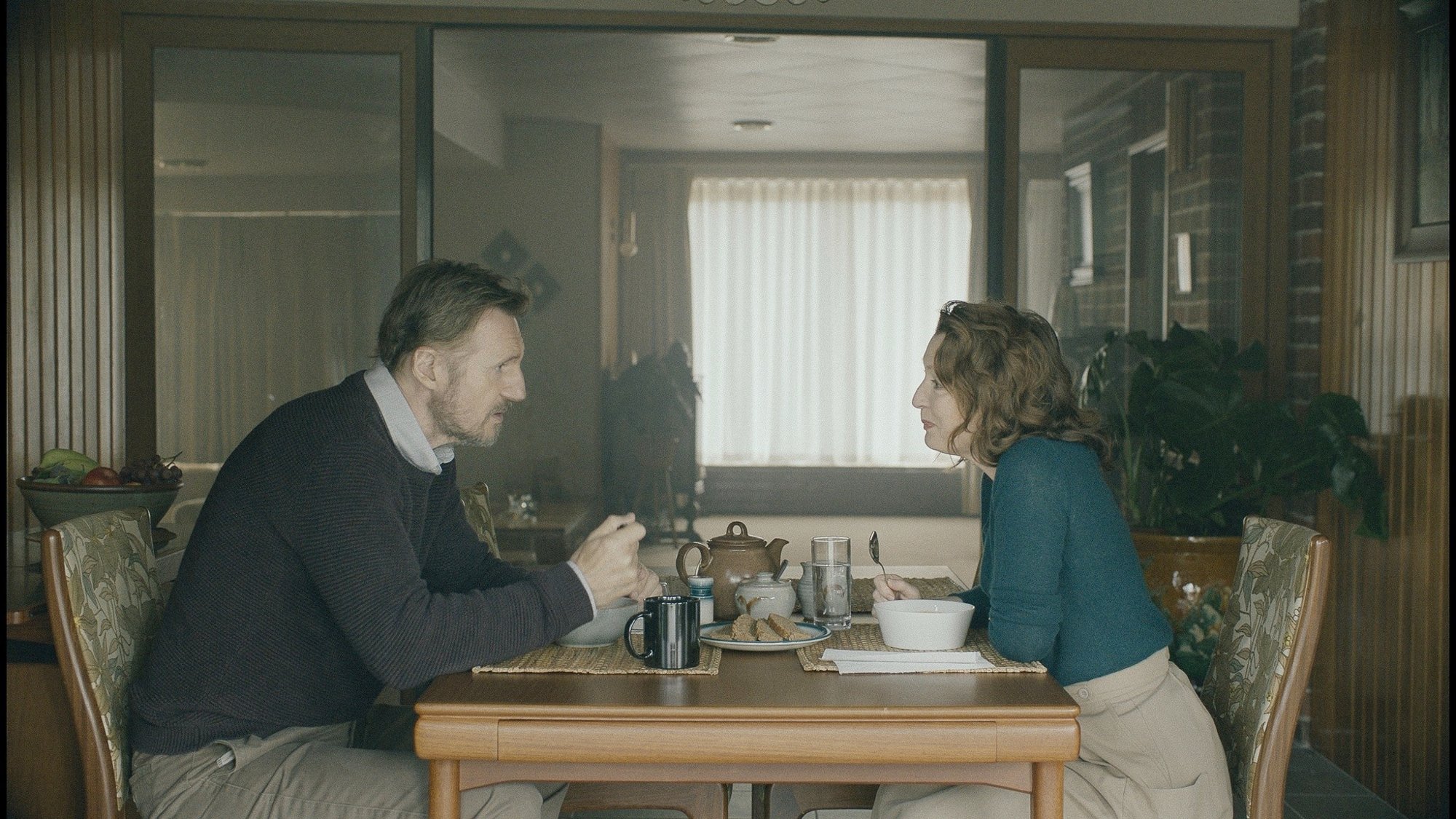 Liam Neeson stars as Tom and Lesley Manville stars as Joan in Bleecker Street's Ordinary Love (2019)