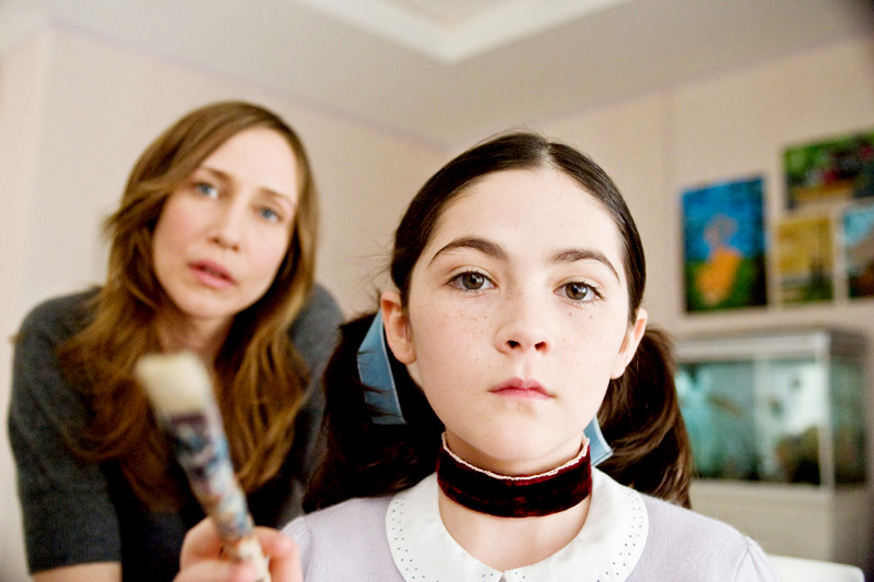Vera Farmiga stars as Kate Coleman and Isabelle Fuhrman stars as Esther in Warner Bros. Pictures' Orphan (2009)