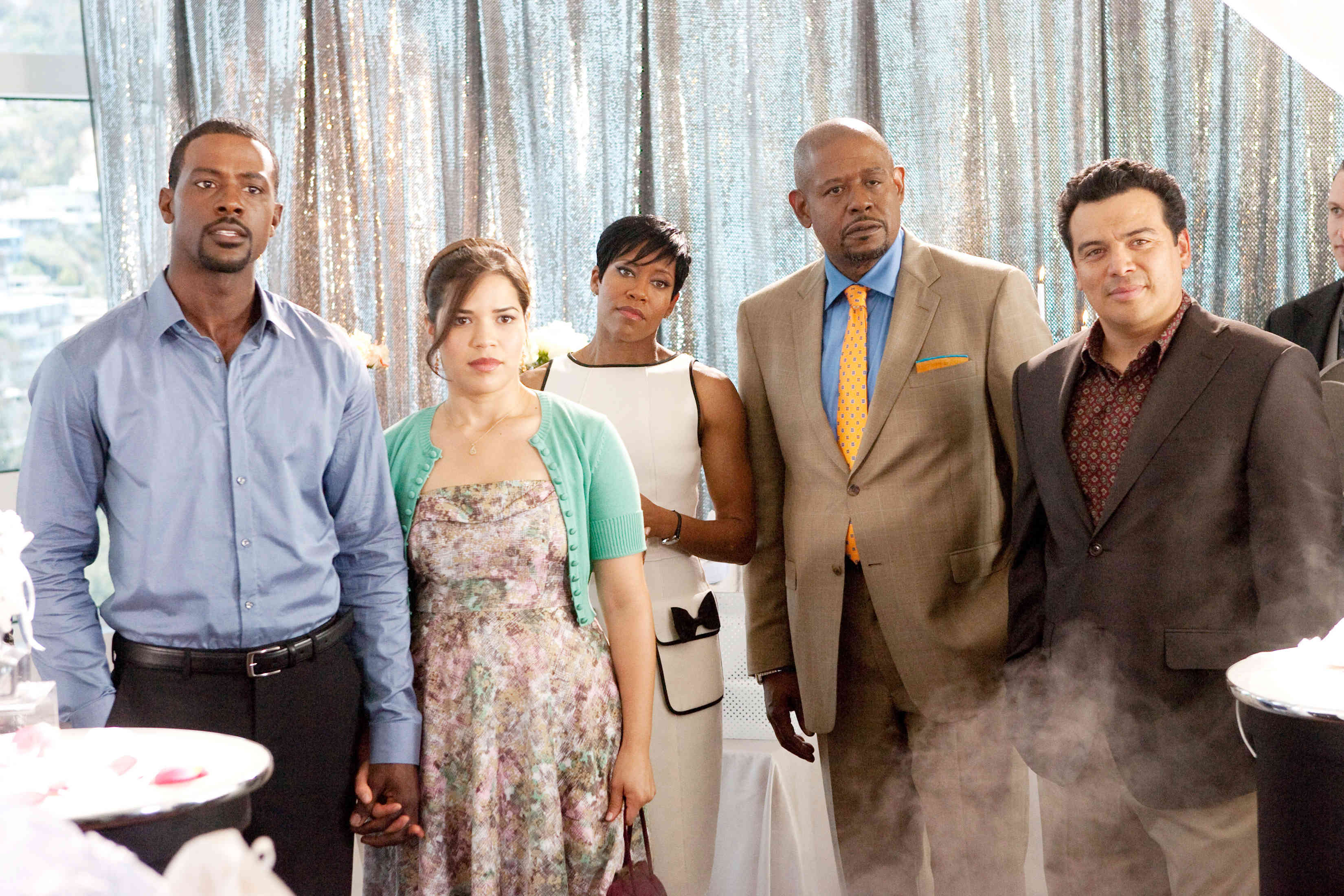 Lance Gross, America Ferrera, Regina King, Forest Whitaker and Carlos Mencia in Fox Searchlight Pictures' Our Family Wedding (2010)