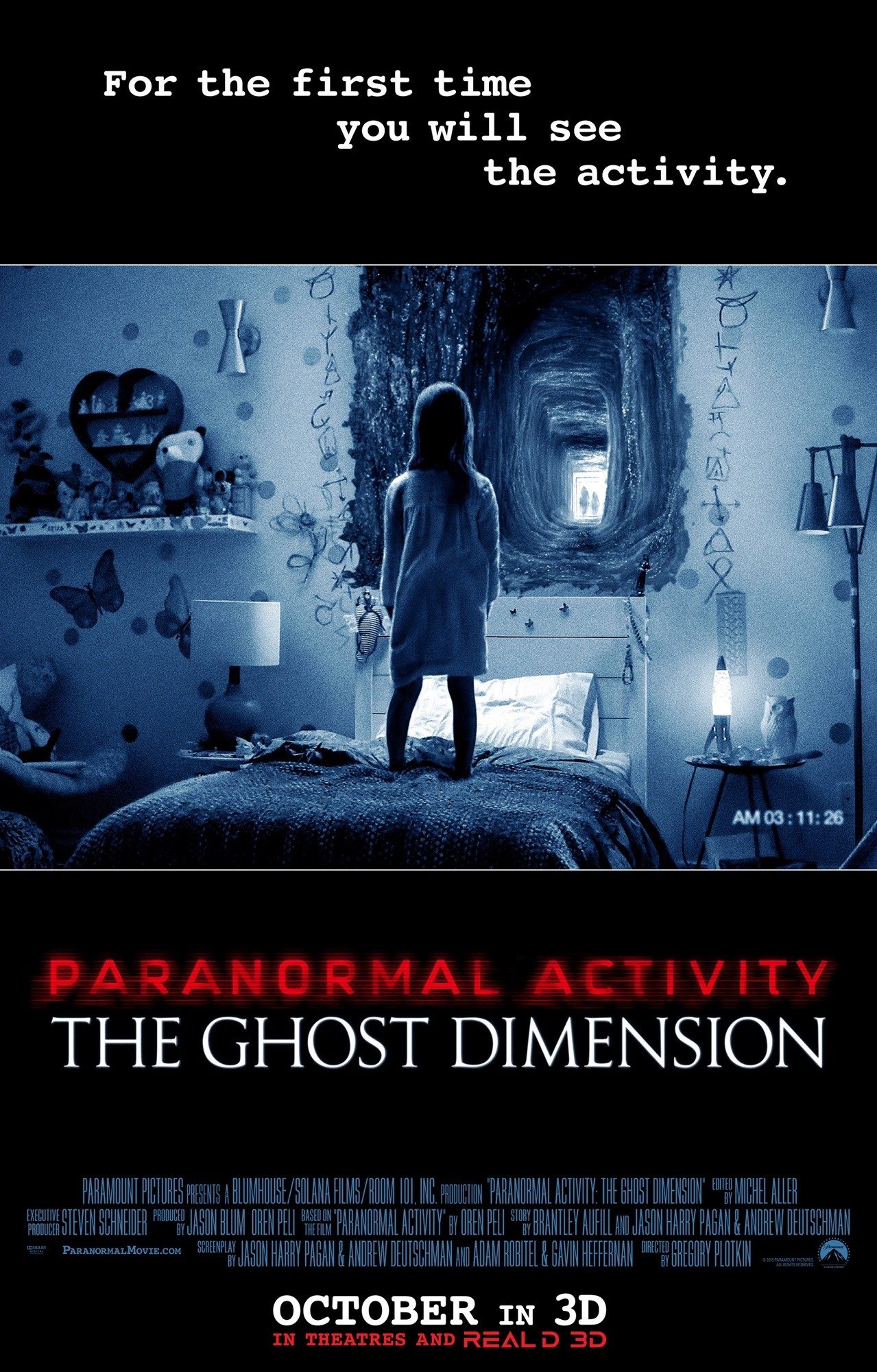 Poster of Paramount Pictures' Paranormal Activity: The Ghost Dimension (2015)