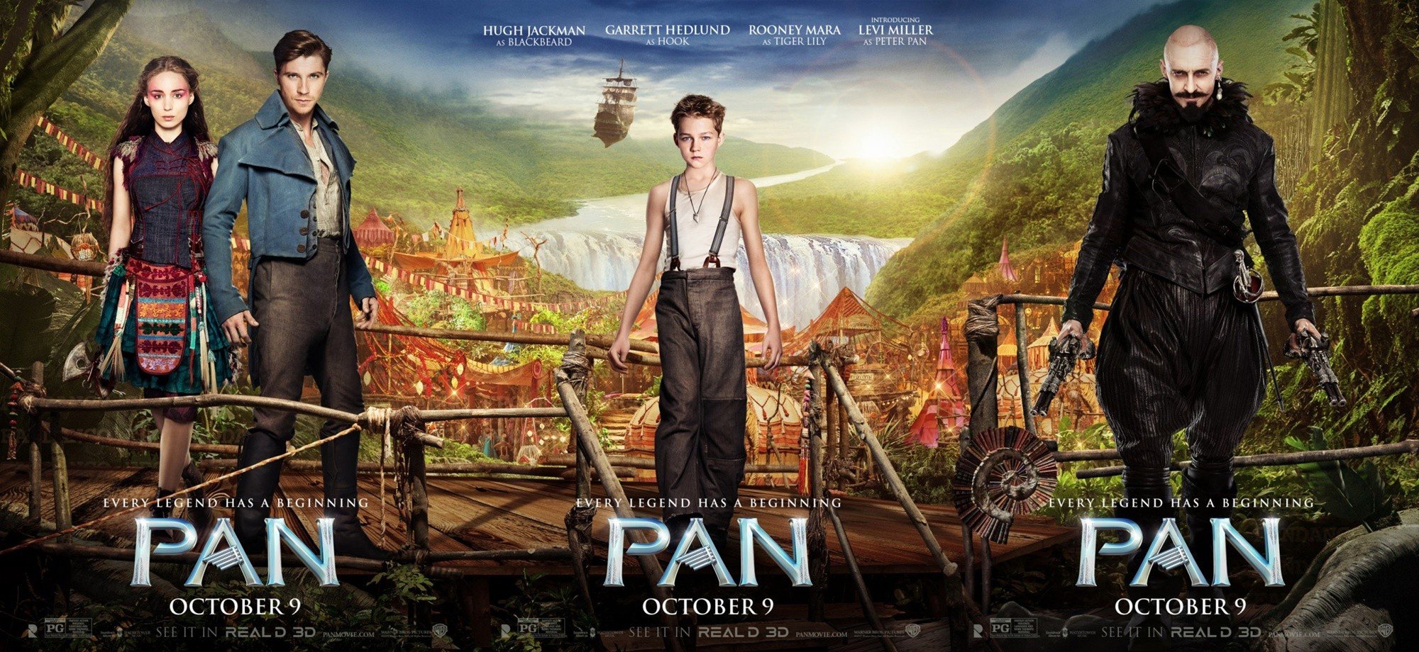 Pan (2015) Cast, Crew, Synopsis and Information