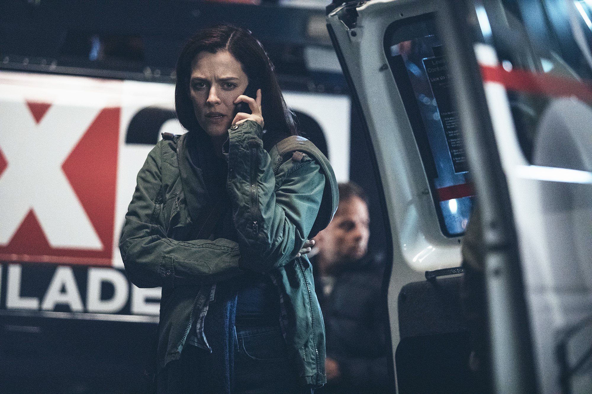 Riley Keough stars as Sara Ganim in HBO Films' Paterno (2018)
