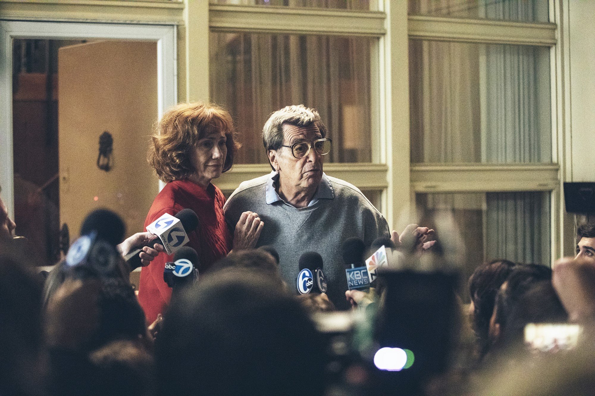 Kathy Baker and Al Pacino (Joe Paterno) in HBO Films' Paterno (2018)