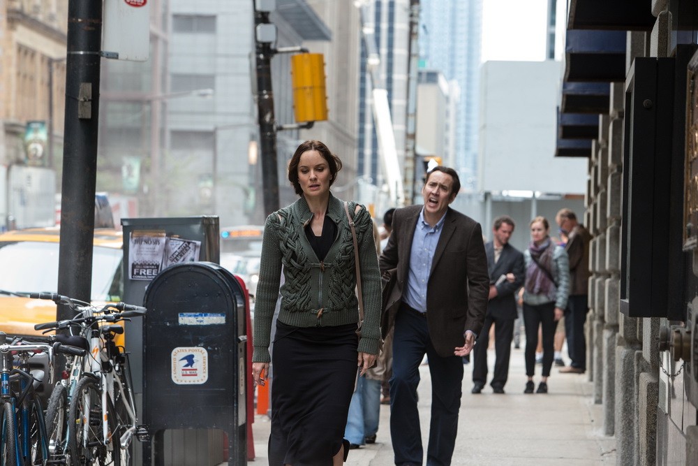 Sarah Wayne Callies stars as Kristen and Nicolas Cage stars as Mike Lawford in RLJ Entertainment's Pay the Ghost (2015)