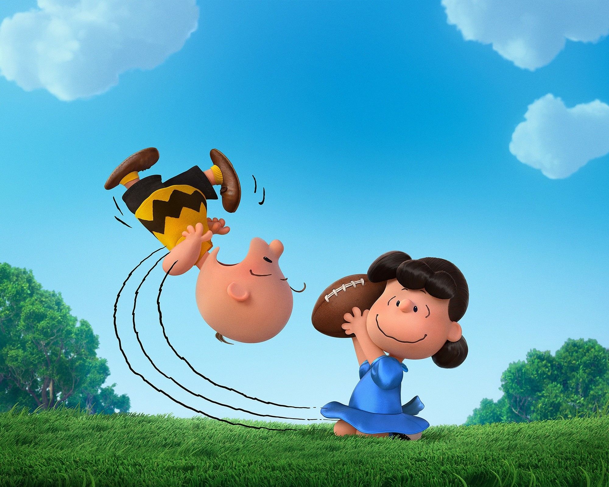 Charlie Brown and Lucy from 20th Century Fox's Peanuts (2015)