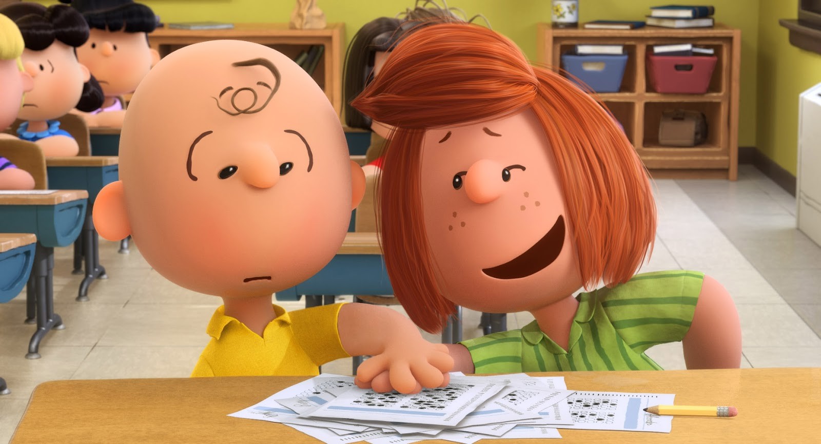 Charlie Brown and Peppermint Patty from 20th Century Fox's Peanuts (2015)