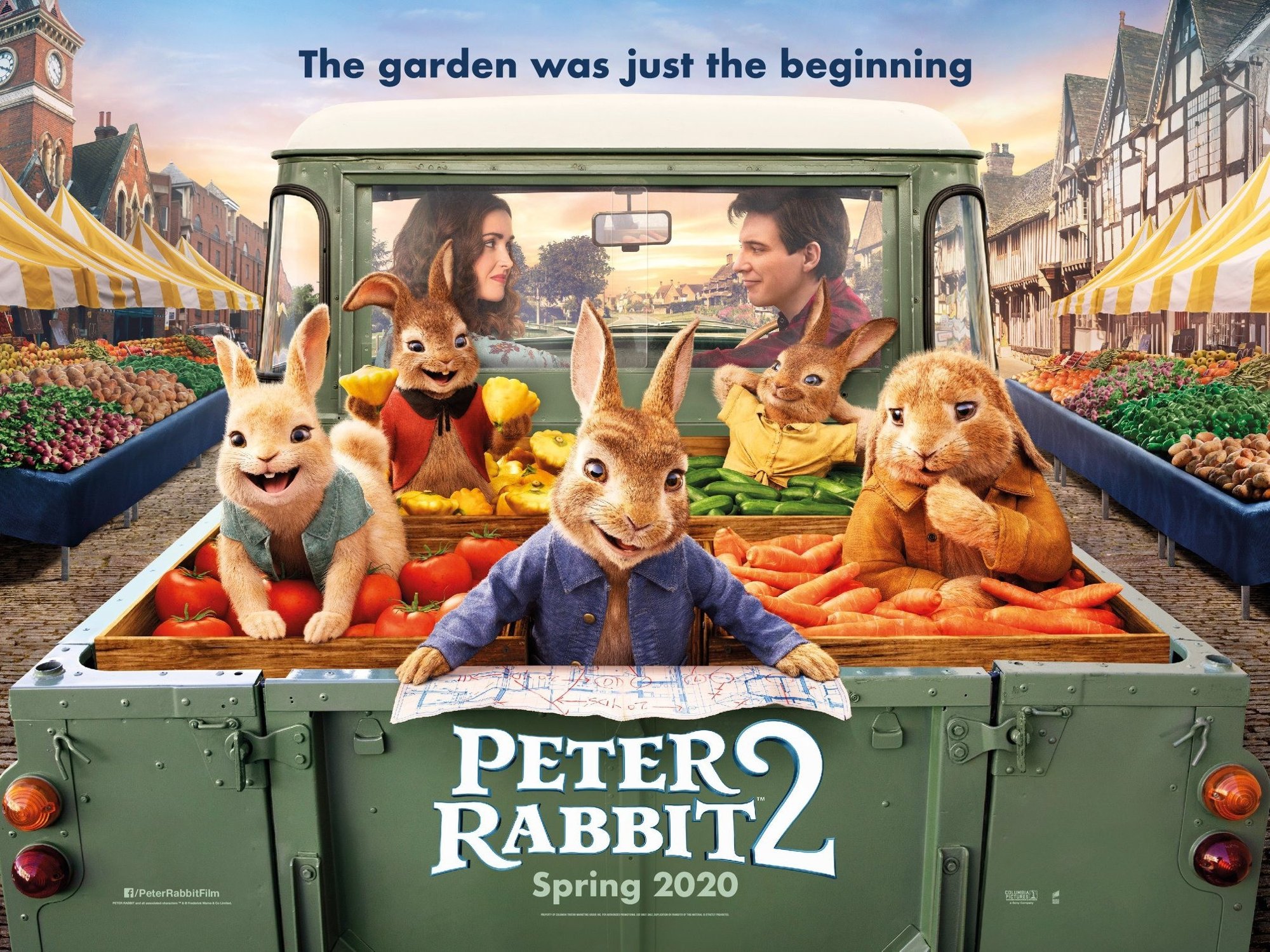 Poster of Sony Pictures' Peter Rabbit 2: The Runaway (2020)