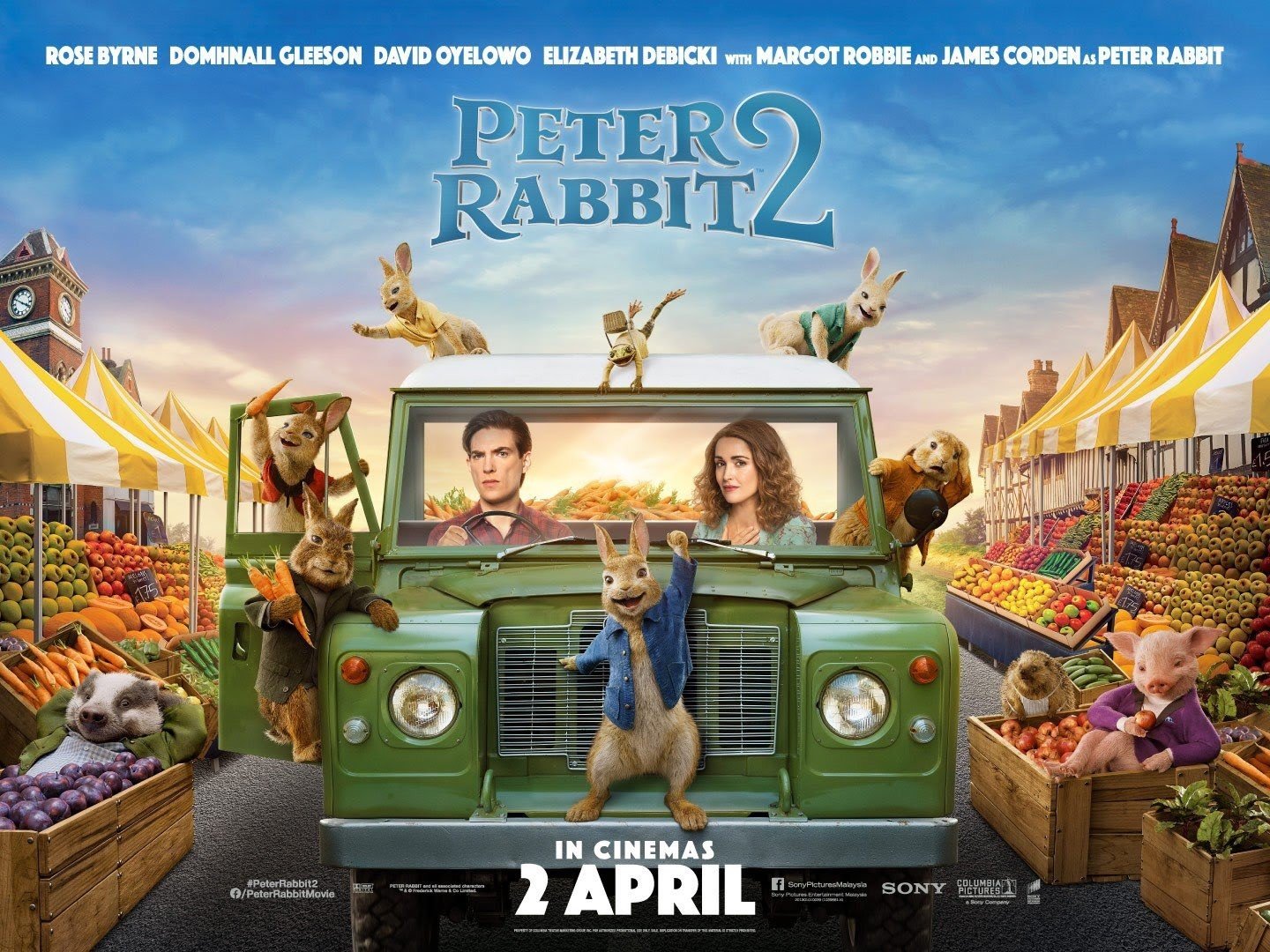 Poster of Sony Pictures' Peter Rabbit 2: The Runaway (2020)