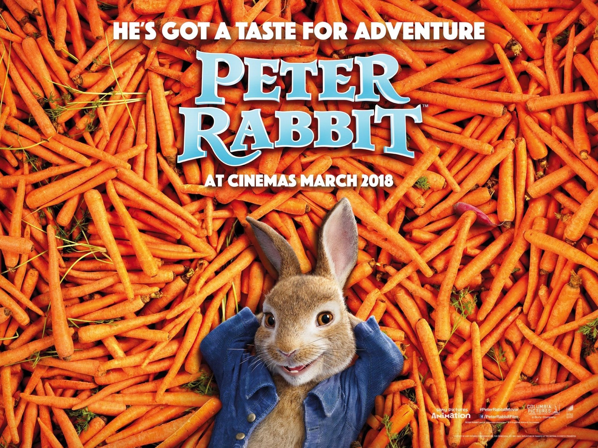 Poster of Columbia Pictures' Peter Rabbit (2018)