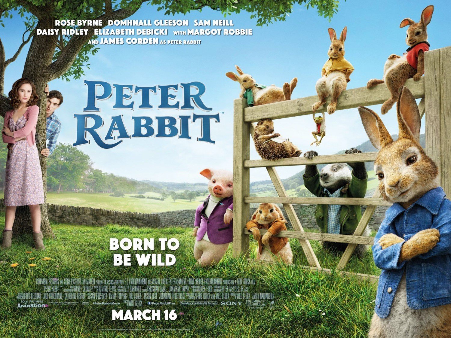 Poster of Columbia Pictures' Peter Rabbit (2018)