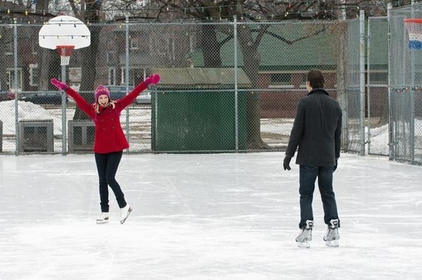 Amy Smart stars as Kate Stanton and Mark-Paul Gosselaar in ABC Family's 12 Dates of Christmas (2012)