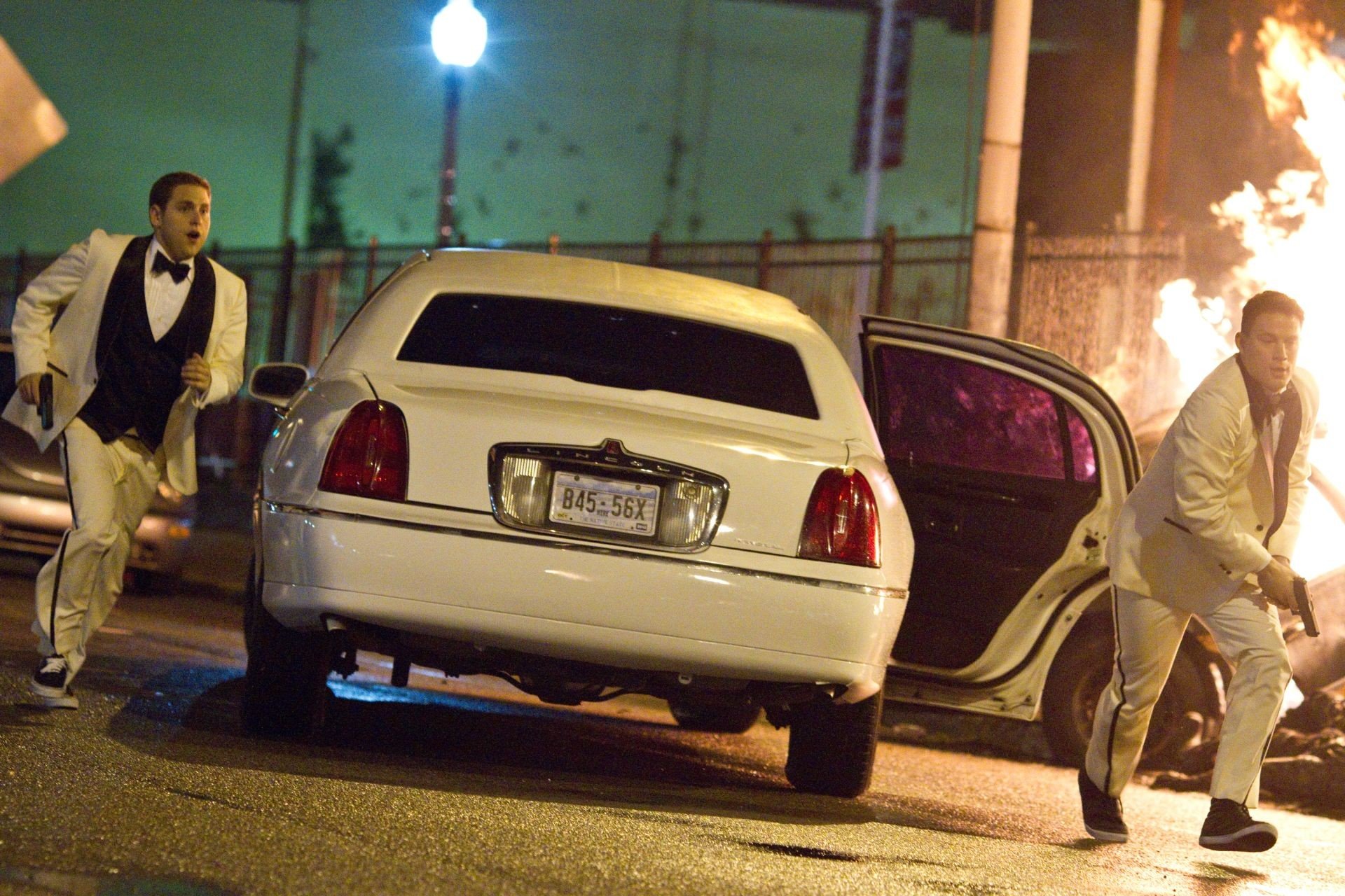 Jonah Hill stars as Schmidt and Channing Tatum stars as Jenko in Columbia Pictures' 21 Jump Street (2012)