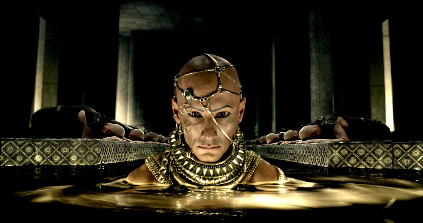 Rodrigo Santoro stars as Xerxes in Warner Bros. Pictures' 300: Rise of an Empire (2014)
