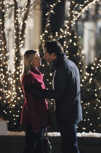 Amy Smart stars as Kate Stanton and Mark-Paul Gosselaar in ABC Family's 12 Dates of Christmas (2012)